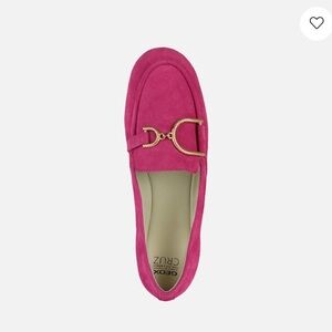 Geox Women's Pink Suede Loafers PENELOPE CRUZ collection